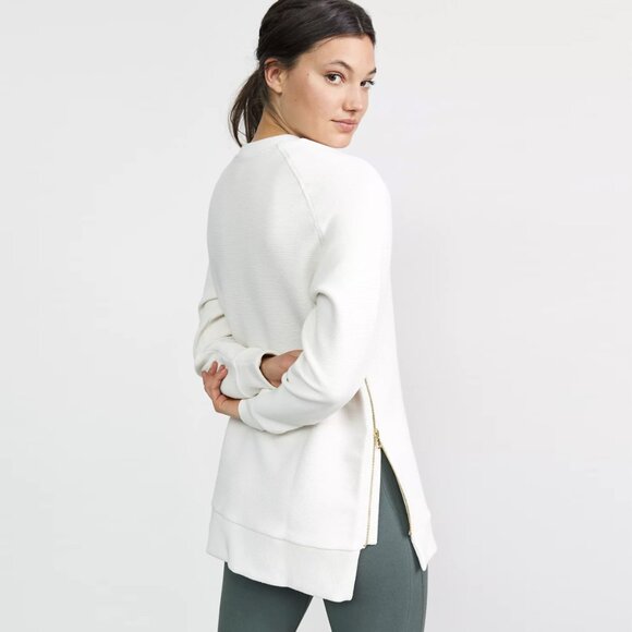 VARLEY NWT Manning Sweatshirt in "Eggnog" White, size S - Picture 2 of 13